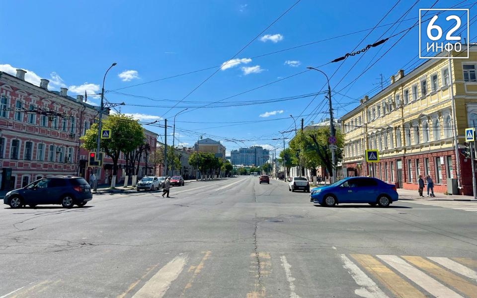В центре Рязани ограничат движение до 30 сентября из-за ремонта тепловых сетей - 62ИНФО