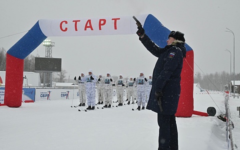 Лыжный марш ВДВ стартовал в Рязанской области