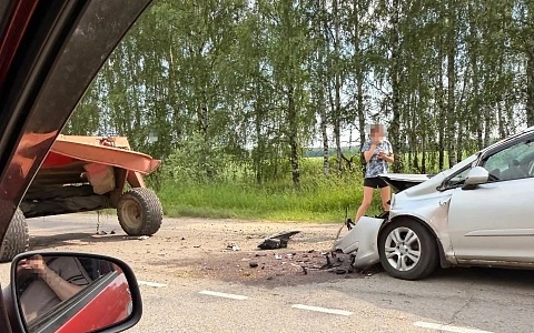 В Касимовском районе произошло серьезное ДТП