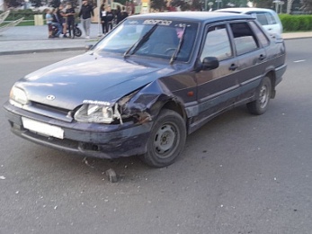 В Сасове оба водителя пострадали в ДТП с ВА-2115 и мотоциклом Motoland