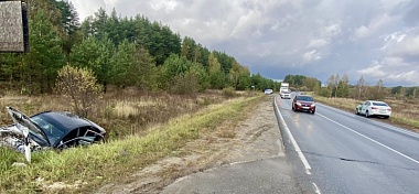 Две пассажирки Daewoo Gentra госпитализированы после ДТП под Пронском