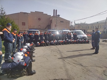 В Рязани провели смотр аварийно-спасательной службы 