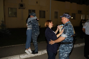 Сводный отряд рязанской полиции вернулся из командировки на Северный Кавказ 