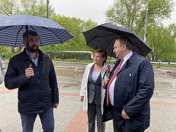 Павел Малков проверил состояние рязанских дорог в центре и Горроще