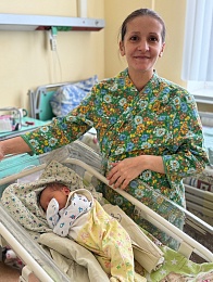 Рожденная рязанкой в перинатальном центре дочь Злата стала десятым ребенком в семье