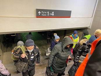 В Рязани встретили поезд с 793 жителями ЛНР и ДНР  - 62ИНФО В Рязани встретили поезд с 793 жителями ЛНР и ДНР