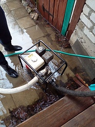 В Дягилеве затопило частный сектор