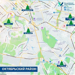 Опубликована карта рязанских елок