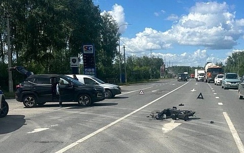 На трассе М-5 в Рязанском районе сбили электровелосипедиста