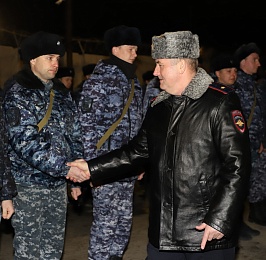 В Рязани встретили сводный отряд полиции из командировки на Северном Кавказе