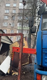 В Рязани снесли ещё три незаконных гаража