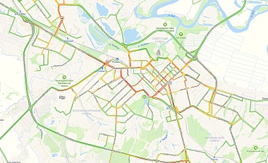 В Рязани 4 марта на дорогах образовались пробки в 10 баллов