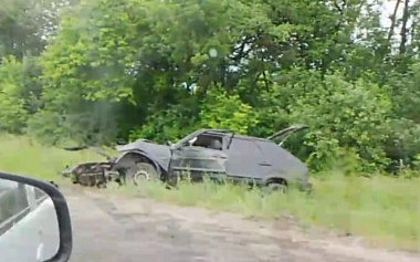 Фура и легковушка столкнулись на трассе М-5 в Рязанской области