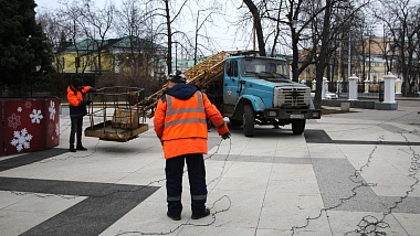 В Рязани нарядили еще 3 ели к Новому году