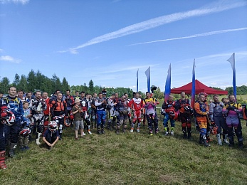 В Скопинском районе прошли третьи межрегиональные соревнования по мотоспорту