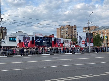 В Рязани встретили с парада Победы в Москве курсантов училища ВДВ