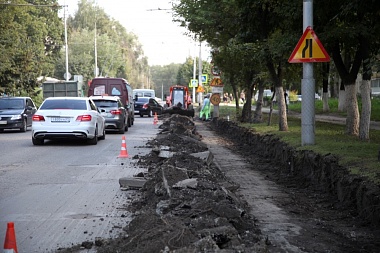 Глава Рязгордумы Татьяна Панфилова проинспектировала ремонт 4-х дорог