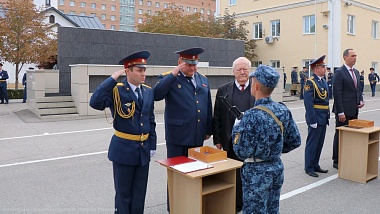 Рязанские первокурсники Академии ФСИН приняли присягу 