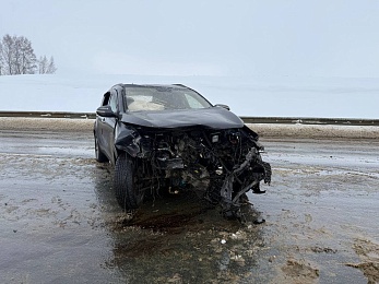 Женщина и подросток госпитализированы после массового ДТП в Михайловском районе