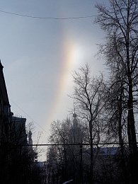 В рязанском небе засняли радужное гало