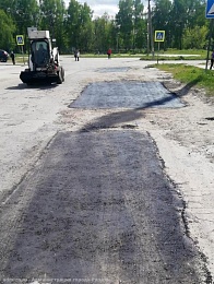 За день в Рязани отремонтировали более 350 квадратных метров дорог 