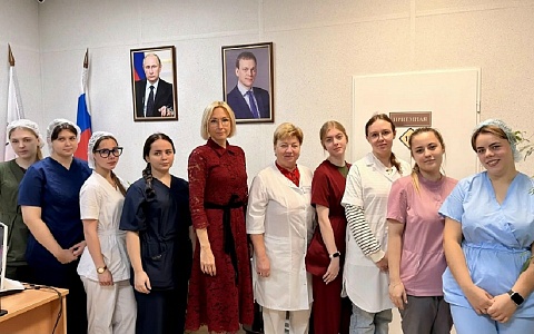 В Рязанском кардиодиспансере прошло посвящение в медсестры