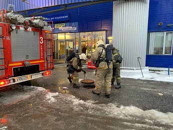 В Рязани МЧС объяснило появление пожарных в ТЦ "Метро" учениями