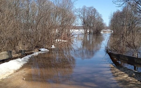 В Рязанской области паводок подтопил 3 моста, еще 2 перельет сегодня
