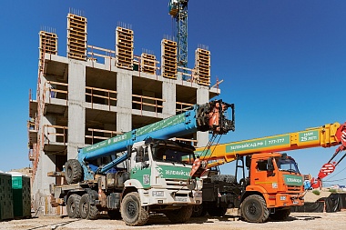 Строительный автопарк ГК «Зелёный сад» в Рязани превысил 400 спецмашин