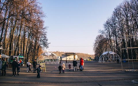 В Рязани продолжается благоустройство ЦПКиО