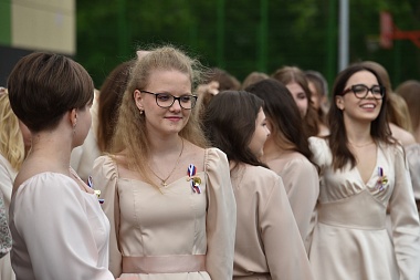 В Рязани школьники отметили последний звонок