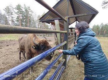 Зубровый питомник Окского заповедника рассказал о зверях на "Ме" в день 65-летия