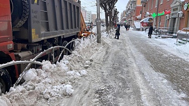 Рязанская администрация отчиталась об уборке снега в выходные
