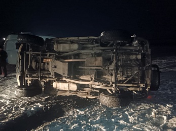 В Скопинском районе водитель из Подмосковья перевернулся на УАЗ Patriot и погиб