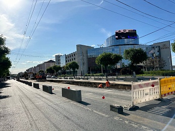 Фоторепортаж: в Рязани проводят капремонт на Первомайском проспекте