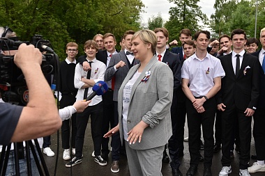 В Рязани школьники отметили последний звонок