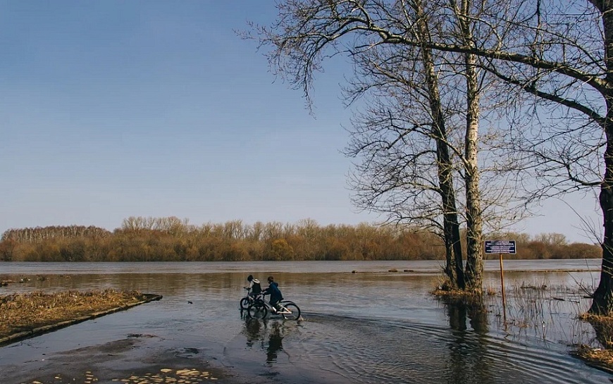 В Рязанской области 16 марта начала подниматься вода в Оке, Мокше и Верде