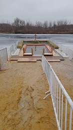 Мэр Рязани проверил готовность купели в Лесопарке к Крещенским купаниям