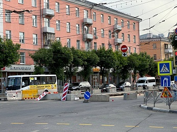 Фоторепортаж: в Рязани проводят капремонт на Первомайском проспекте