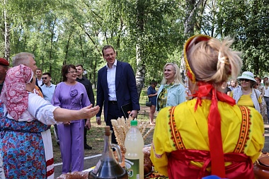 Губернатор Павел Малков посетил Всероссийский фестиваль в честь композитора Аверкина в Сасове