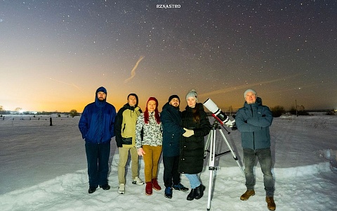 Рязанские астрономы случайно сфотографировали полярное сияние