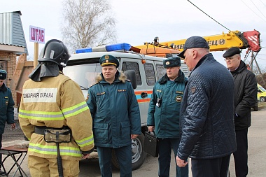 В Шацком районе отработали действия при взрыве газа в жилом доме