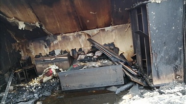 Пожар в Чучковском районе на 9 мая лишил пенсионеров дома 