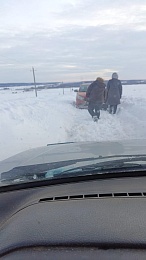 В Скопинском районе две скорые не смогли доехать до пациентов из-за снега