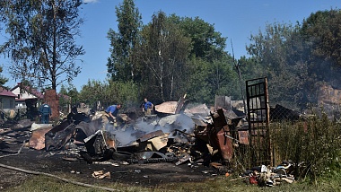 Пожарные всю ночь тушили пожары в Милославском районе - 62ИНФО Пожарные всю ночь тушили пожары в Милославском районе