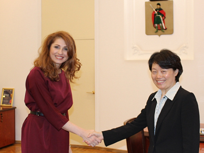 Рокотянская встретилась с делегацией из Сюйчжоу