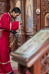 Африканцы провели литургию на английском и французских языках в Рязани