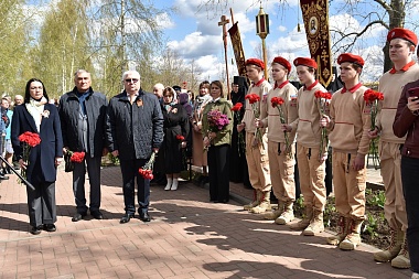 В Михайловском районе перезахоронили останки старшего сержанта Пигарева