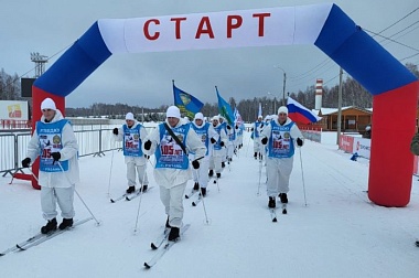 Рязанские десантники отправились в лыжный поход на 699 км