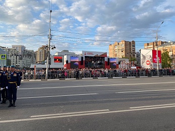 В Рязани встретили с парада Победы в Москве курсантов училища ВДВ